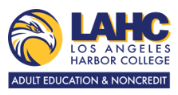 Los Angeles Harbor College Adult Education Logo