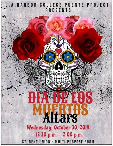 Dia de los Muertos Altars Promotional Flyer