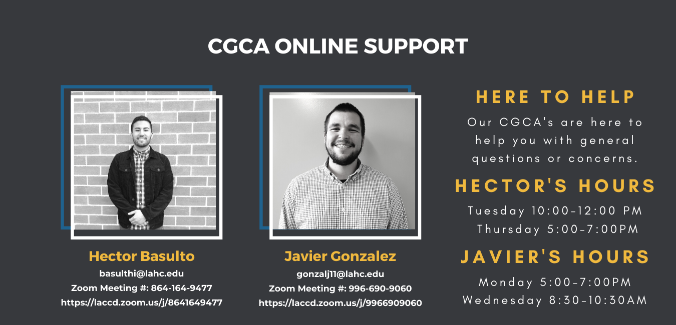 CGCA Online Support Staff