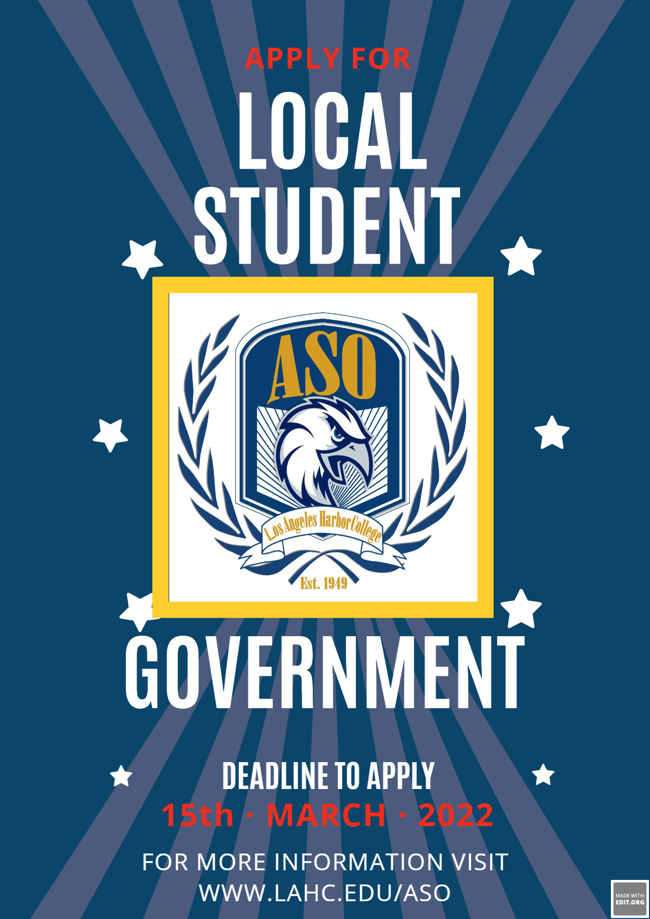 Local Student Goverment Promotional Flyer