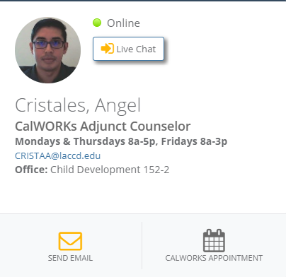 Contact Information of Angel Cristales