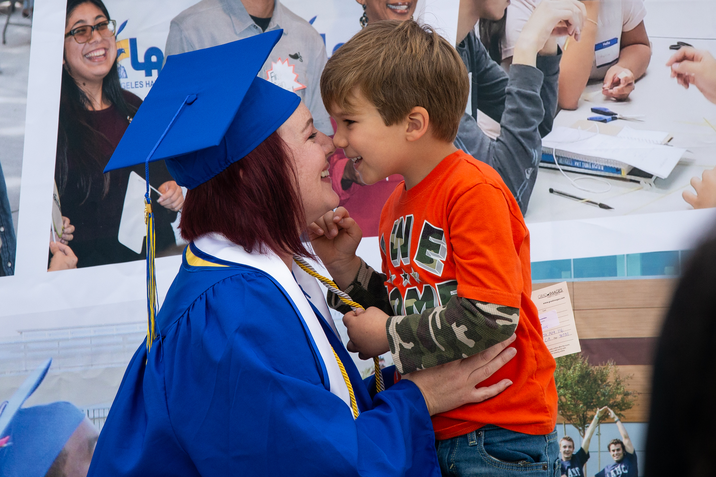 Mother and Son at Graduation