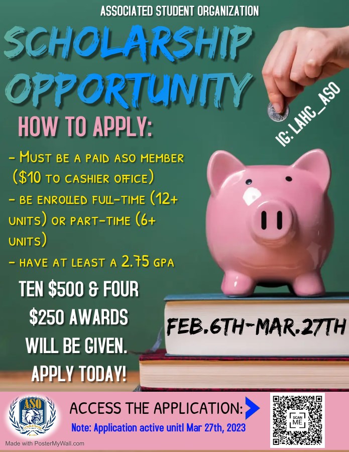 ASO Scholarship Opportunity