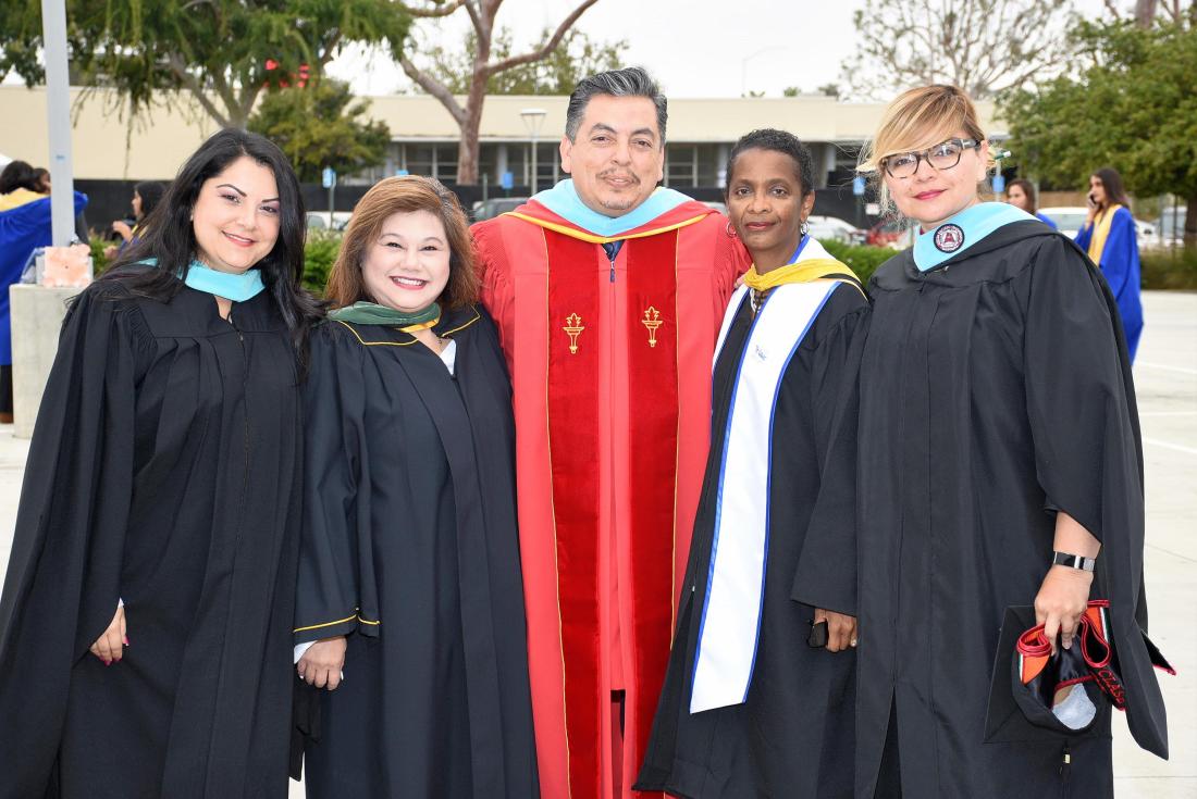 Senior Graduated Students Smiling