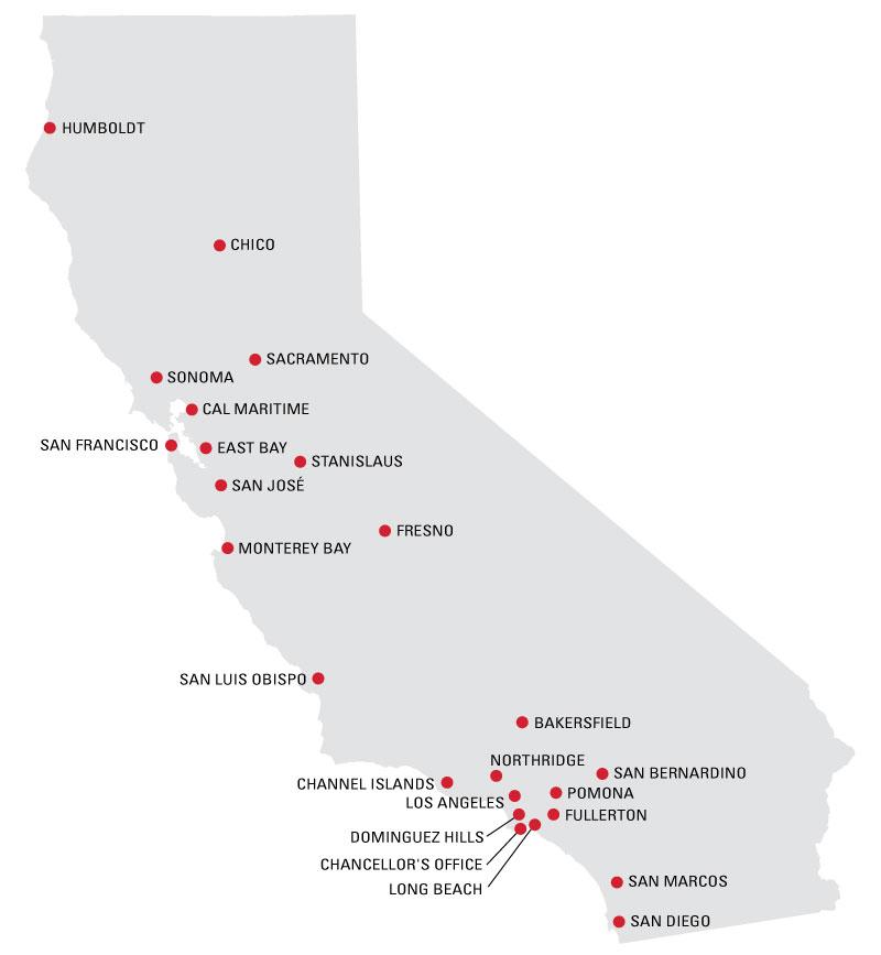 California State University LAHC   Campus Map 