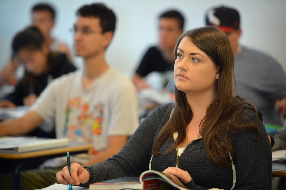 Girl in Classroom