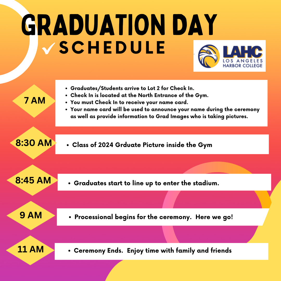 Graduation Day 2024 Schedule