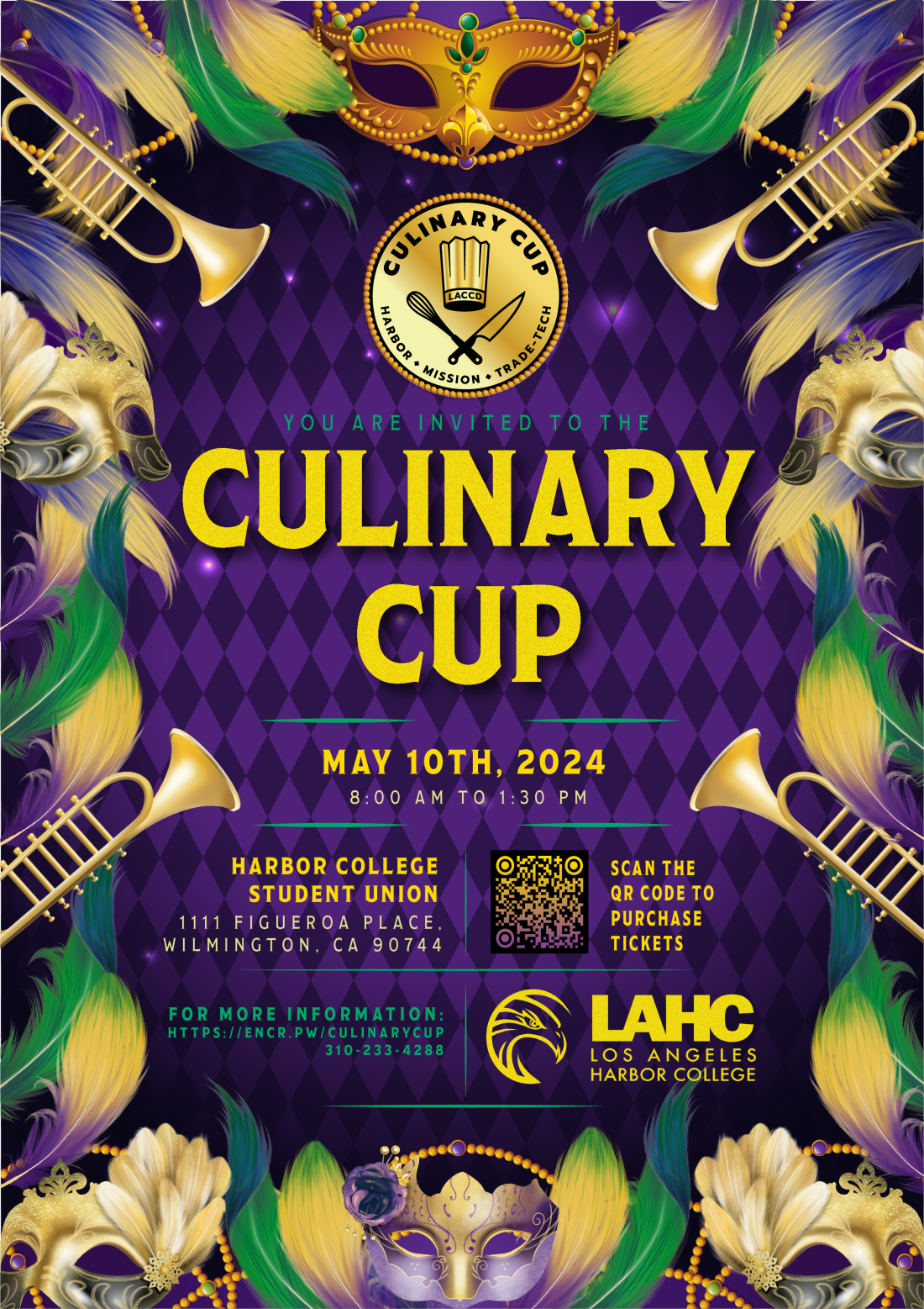 4th Annual LACCD Culinary Cup Flyer