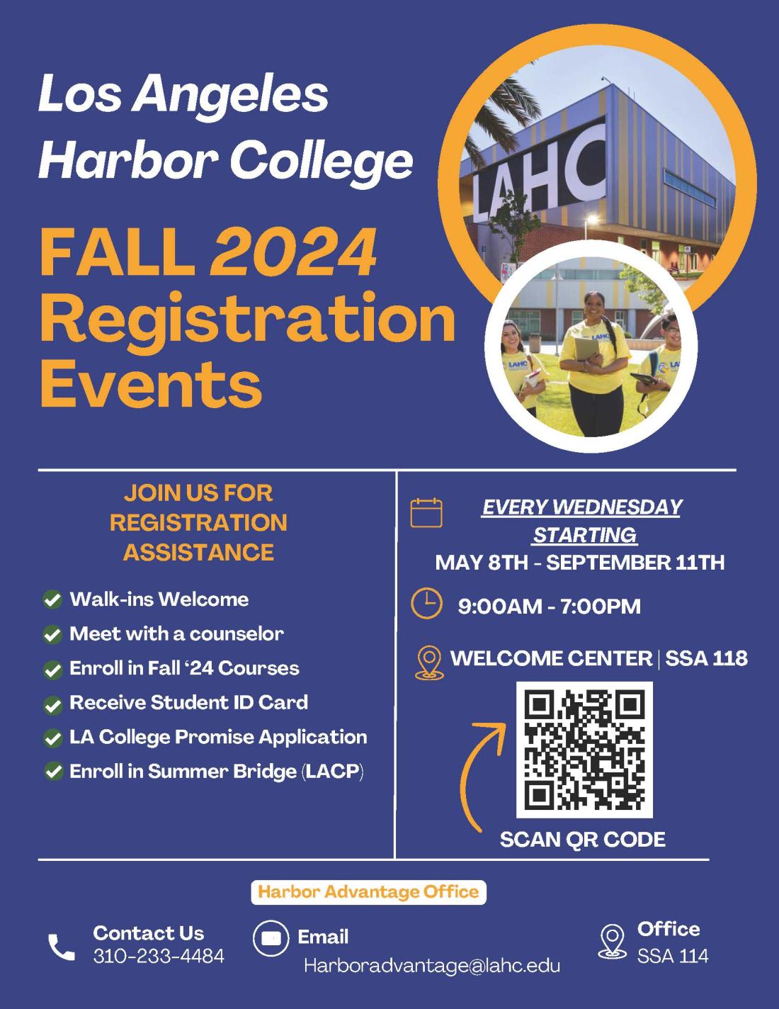 Fall 2024 Registration Events