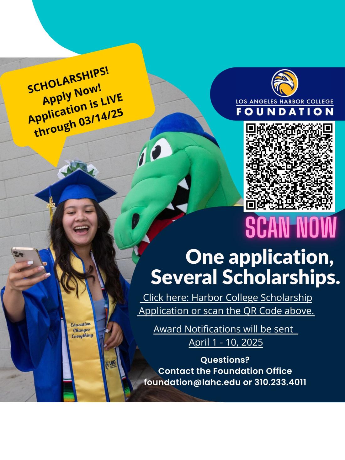 LAHC Foundation Scholarship Opportunities Flyer