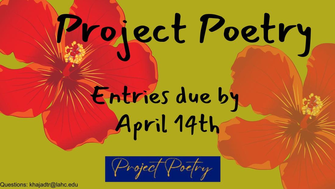 Project Poetry Flyer