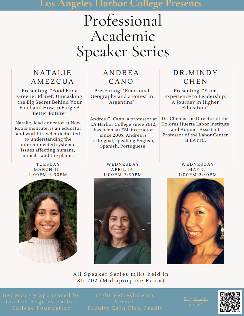 Professional Academic Speaker Series Flyer