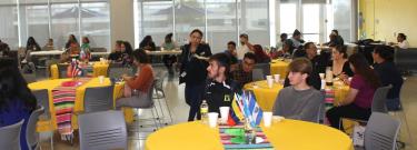 Group of People at the Hispanic Heritage Month Event